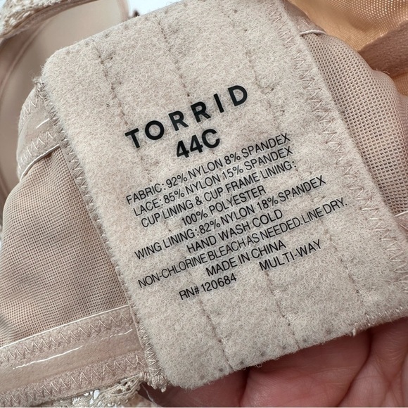 Torrid 44C Multi Way Convertible Underwire Bra - Picture 4 of 5